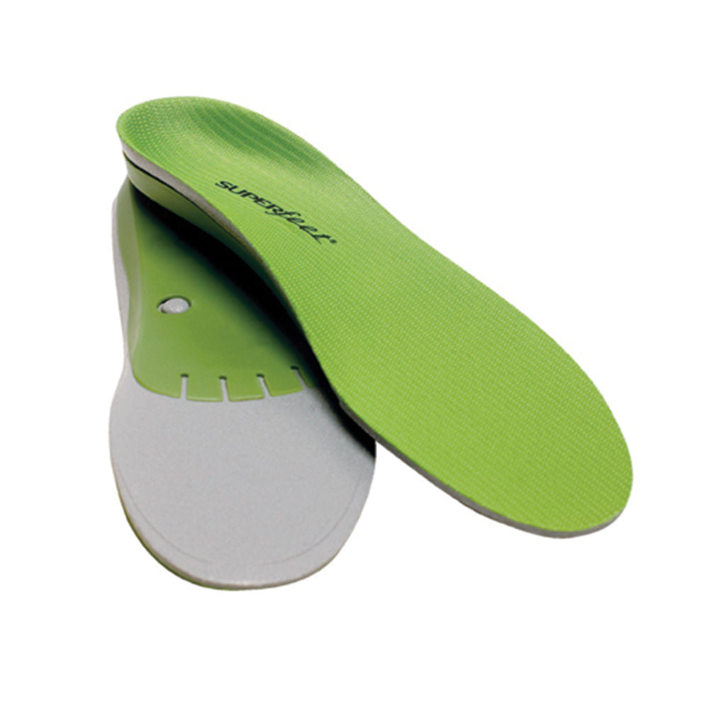 SUPERFEET GREEN PREMIUM INSOLES-D MEN'S 7.5-9 / WOMEN'S 8.5-10