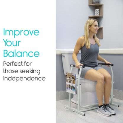 *Inspected Return* Stand Alone Toilet Safety Rail
