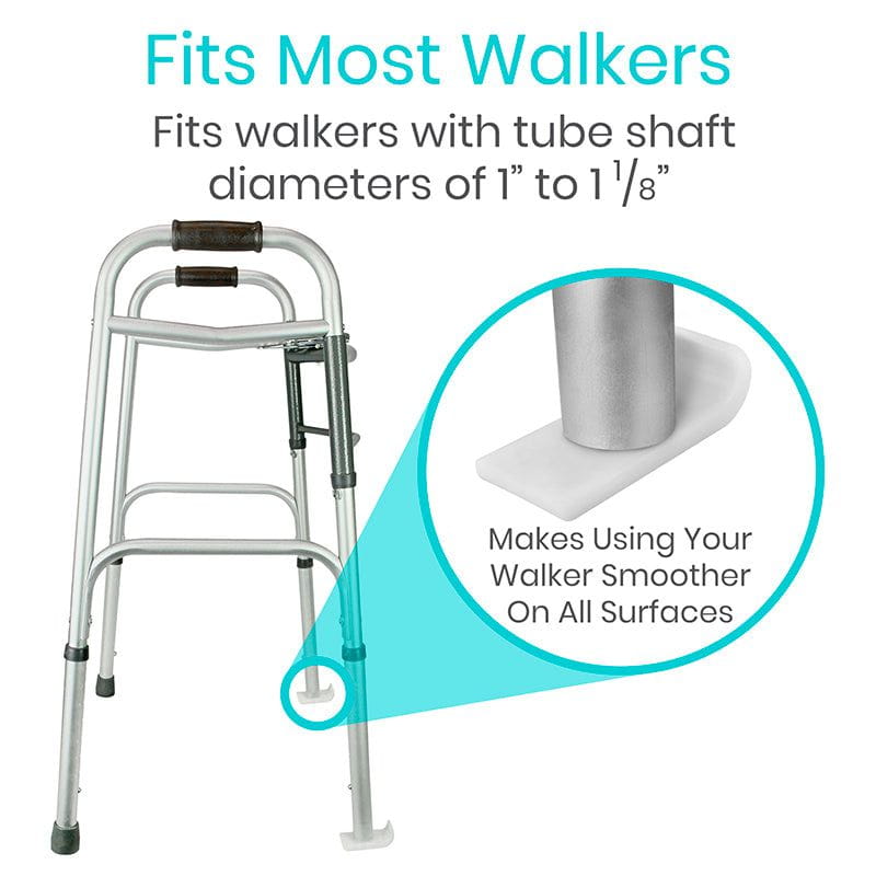 Walker Ski Glides Adjustable
