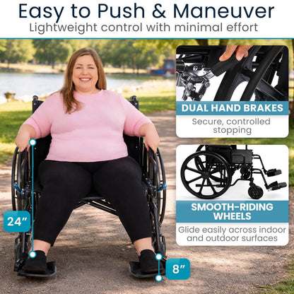 Bariatric Wheelchair (32", 700lbs)