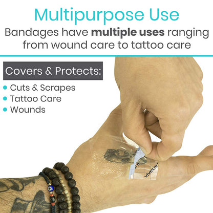 Transparent Adhesive Bandages Vive Care